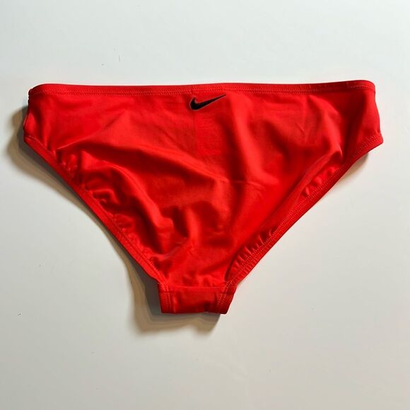 NIKE Mesh Solid Edge V-Back Women's 2-Piece Tankini Swim Set - Picture 7 of 13